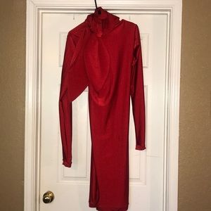 Red Dress with bow tie